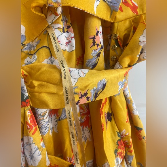 NWOT Bronx and Banco Asymmetrical Floral Dress - Picture 10 of 11